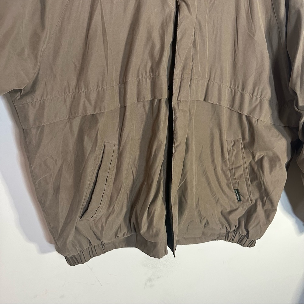 Weatherproof Brown Hooded Fleece Lined Jacket XXL Hidden Pockets - Picture 2 of 16